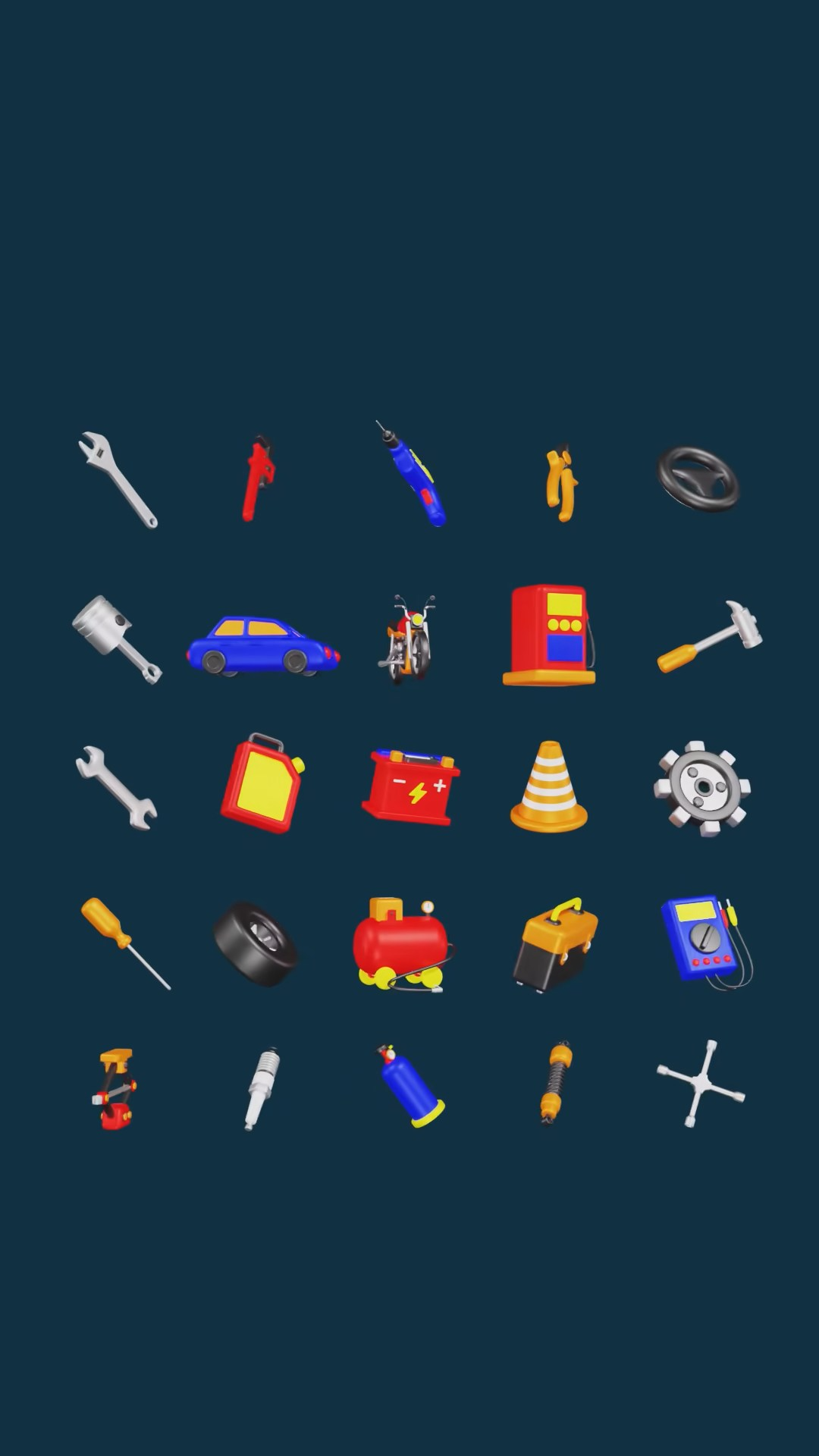 3D Automotive Icon