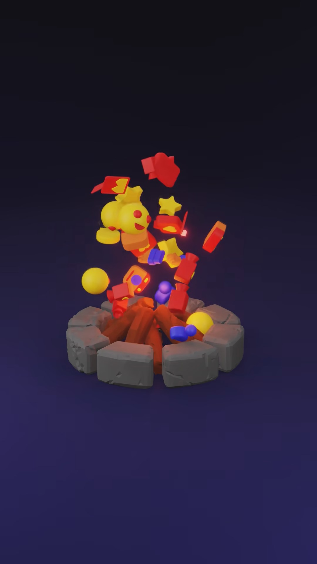 3D Campfire